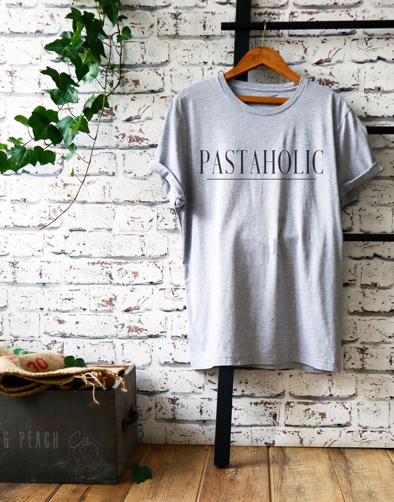 Pastaholic Unisex Shirt  Funny Pasta Shirt Pasta Lover Gift image 3