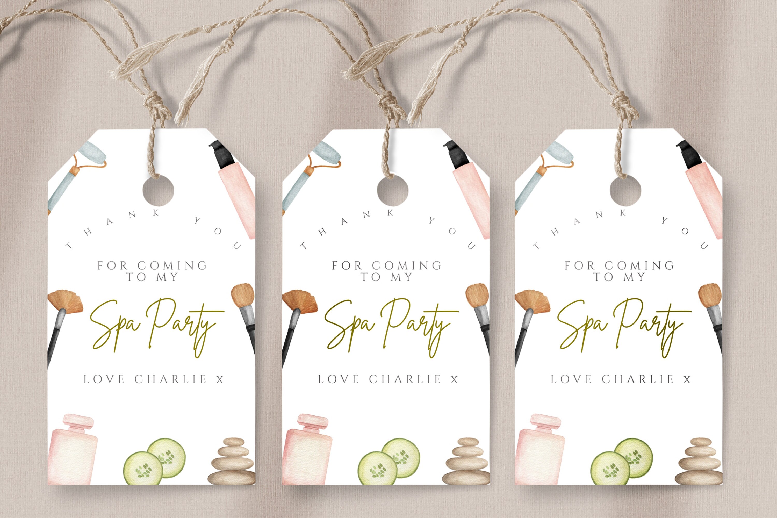 Spa Party Signs - Spa Birthday Supplies, Spa Birthday Girl, Pamper ...