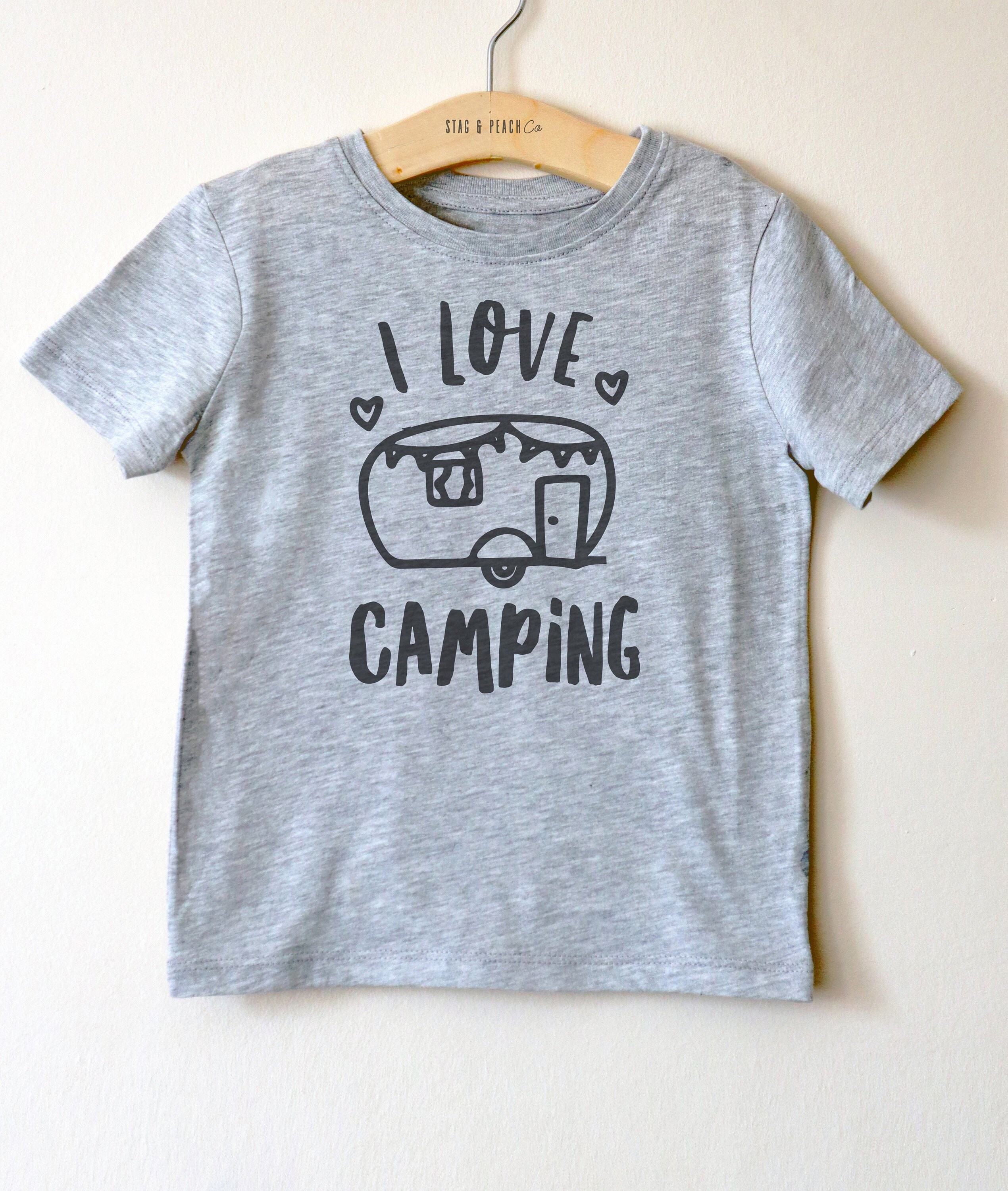 I Love Camping Kids Shirt Camping Shirt 