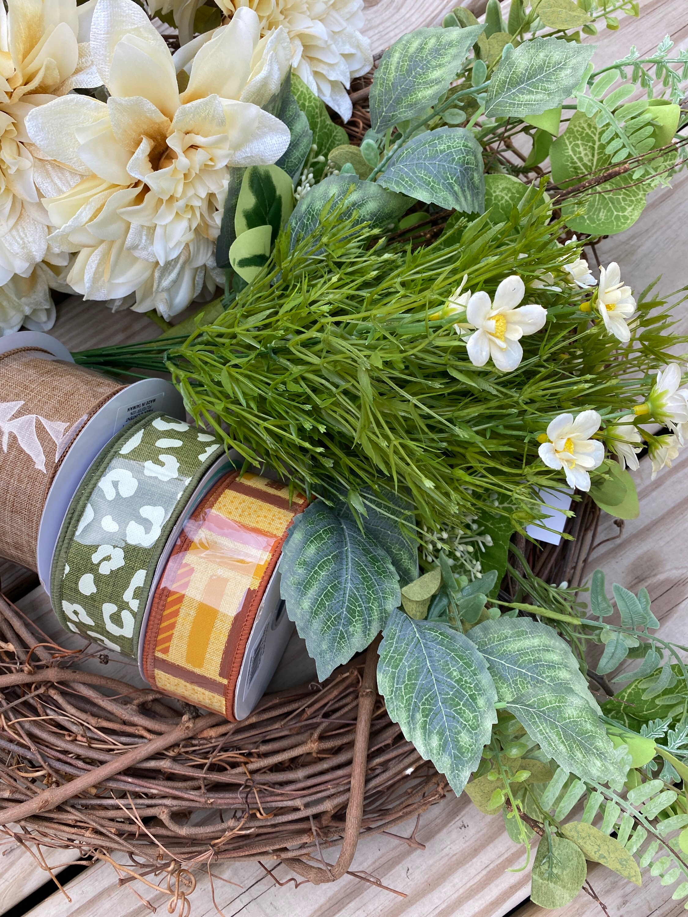 DIY Wreath Kit Fall Wreath making kit Everyday Wreath Kit Etsy