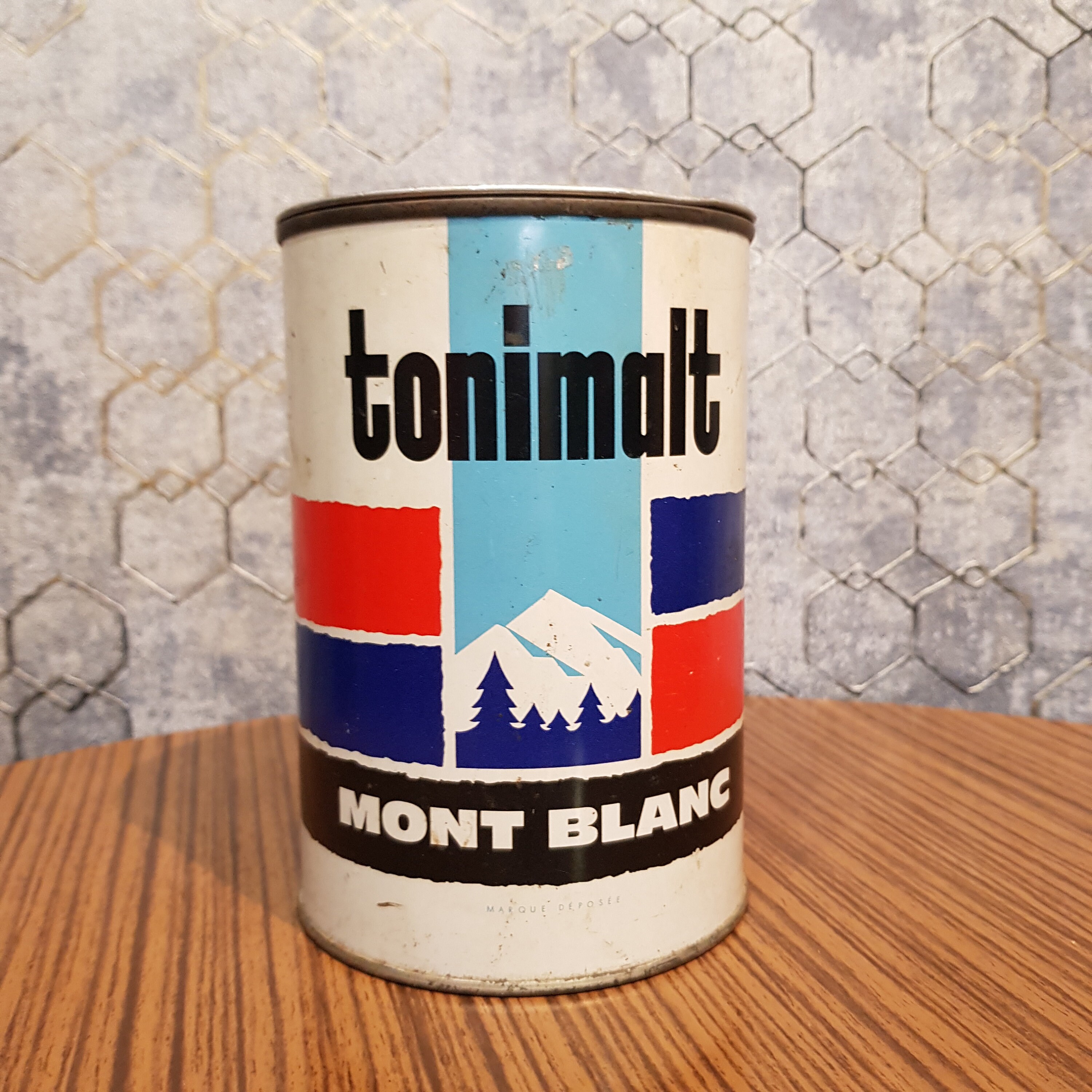 Boite en Métal Vintage Tonimalt Années 50