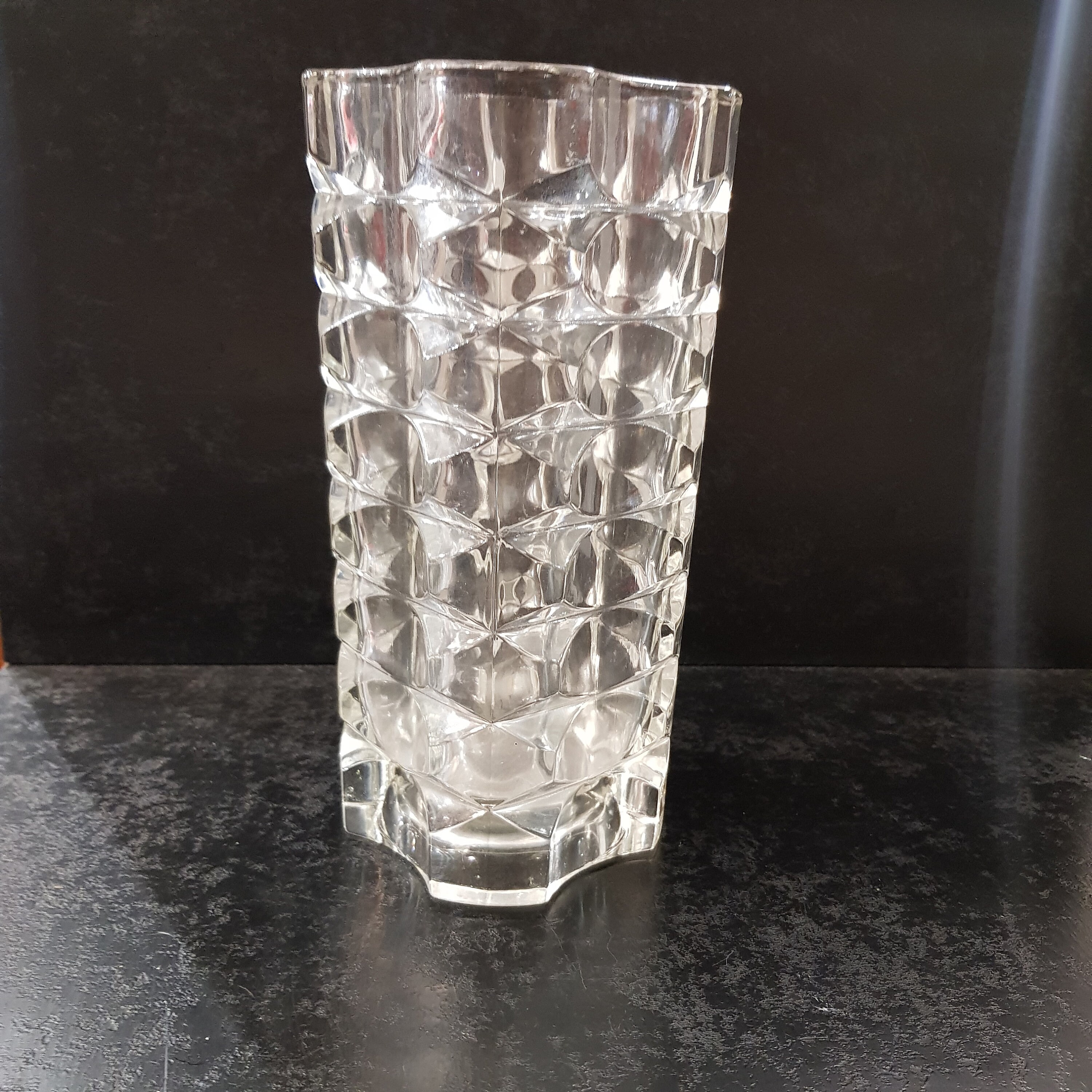 Vase Vintage à Facette 70's