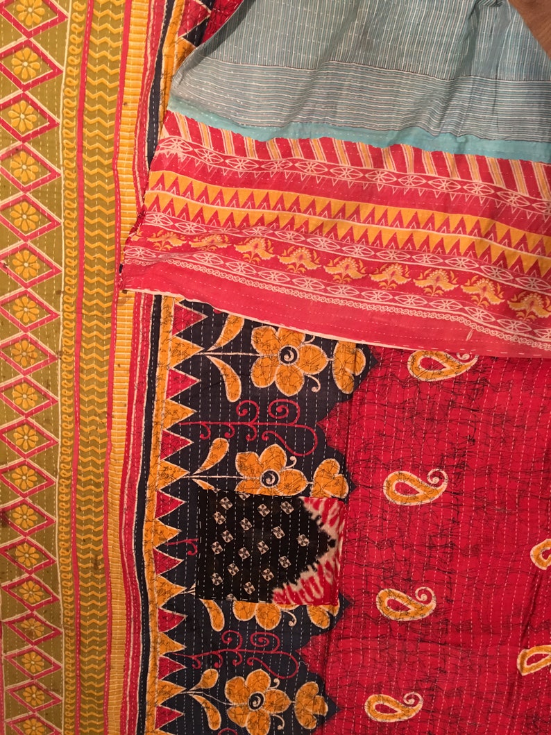 Vintage Indian Kantha Throw Lust Etsy
