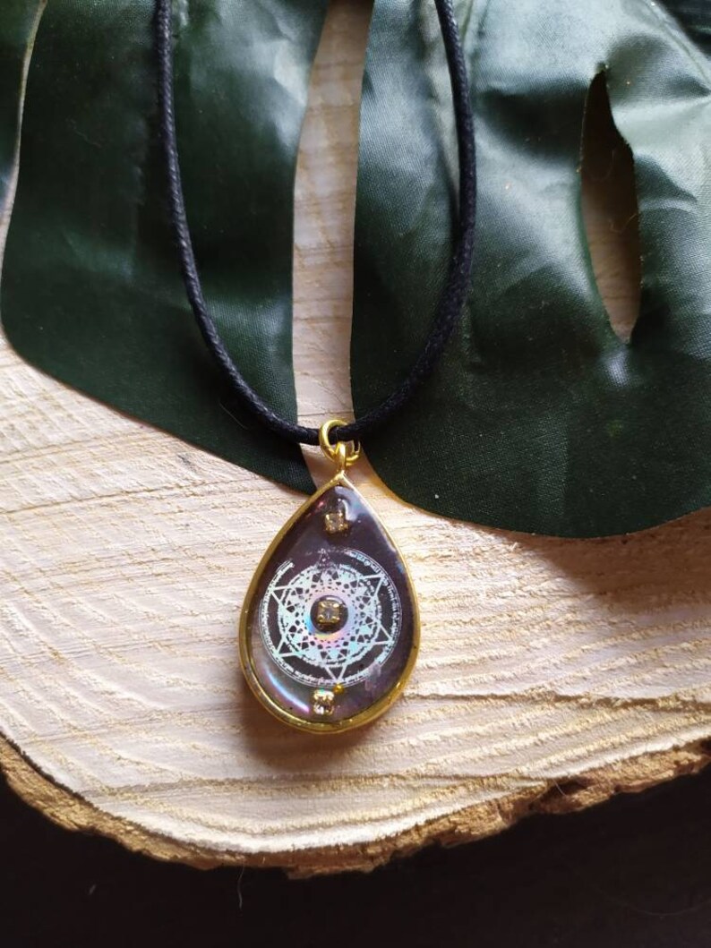 Magic charm necklace witch necklace pendant necklace wicca  Etsy