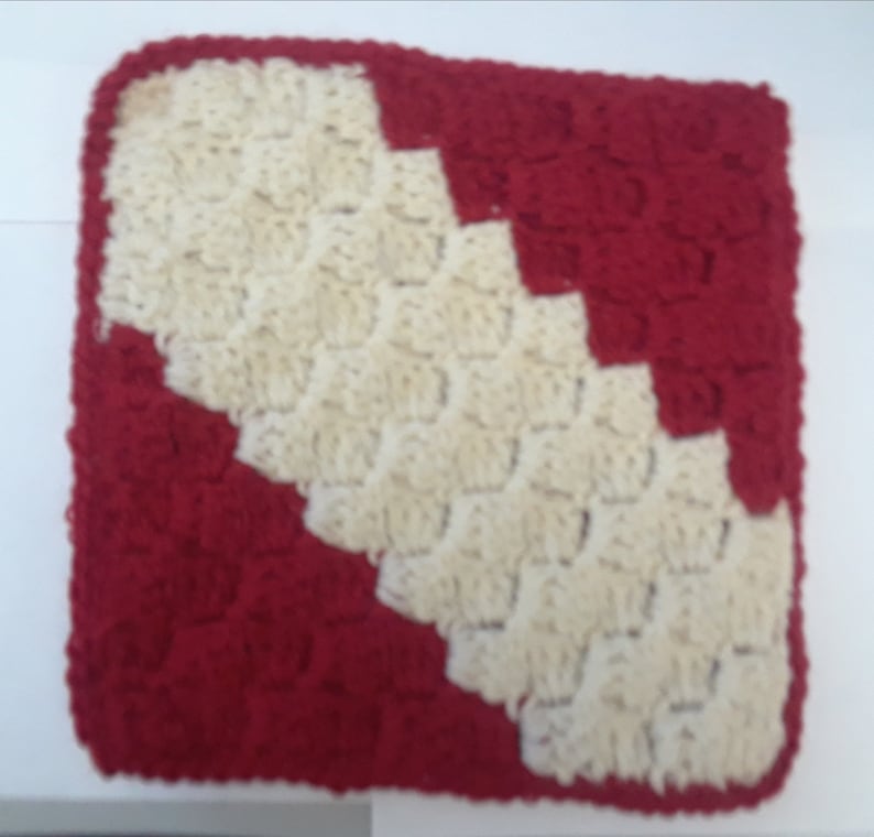 Red and White hot pads