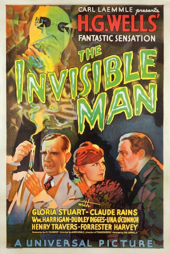 Resultado de imagen de the invisible man 1933 poster