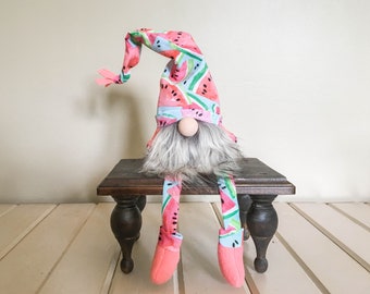 Handmade Watermelon Summer Gnome FREE SHIPPING