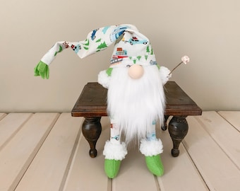 Handmade Camping Gnome FREE SHIPPING