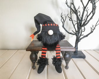 Handmade Halloween Gnome FREE SHIPPING