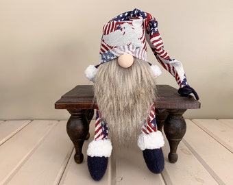 Patriotic Flag Gnome FREE SHIPPING