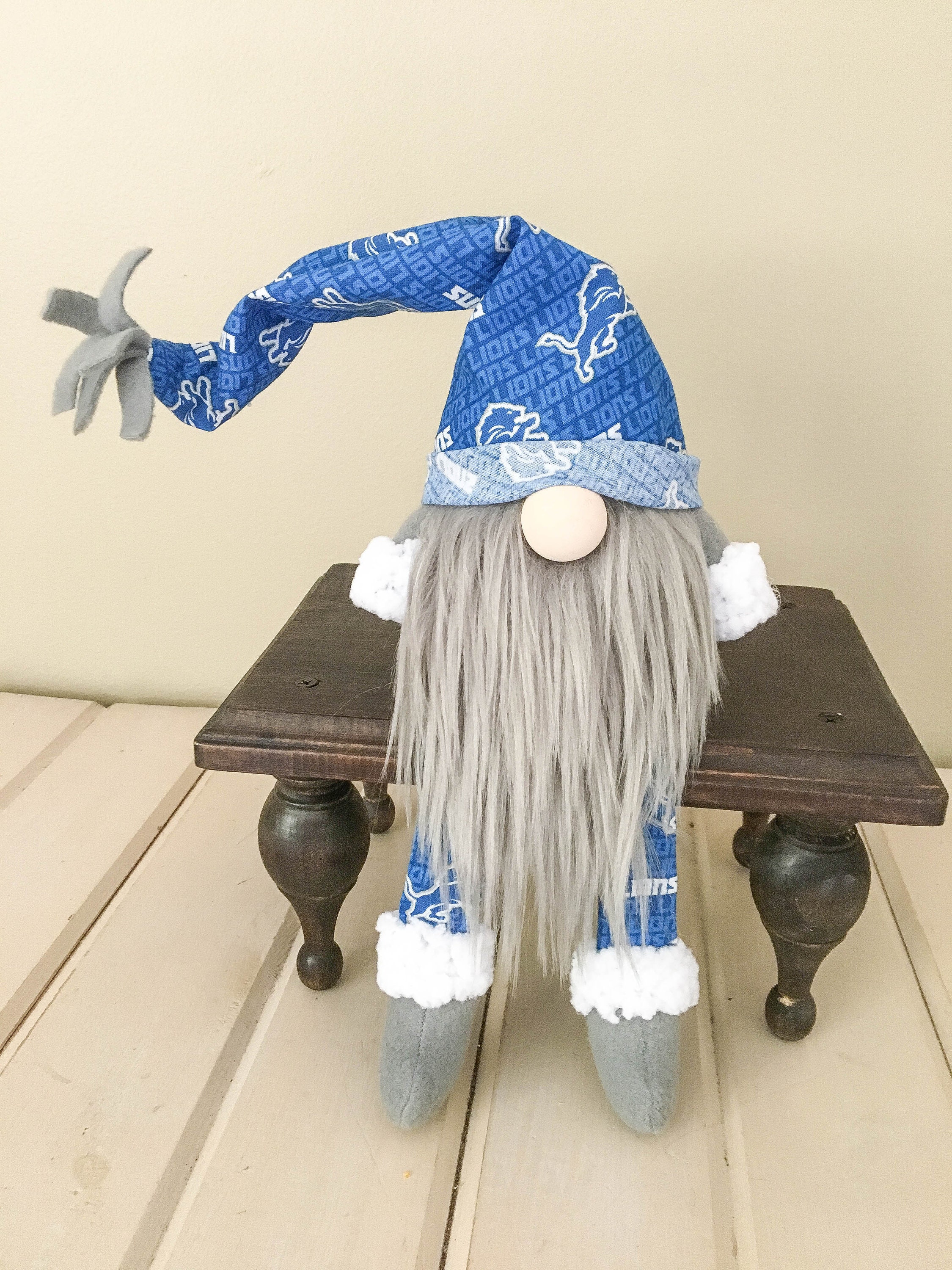 Handmade Detroit Lions Gnome FREE SHIPPING Etsy