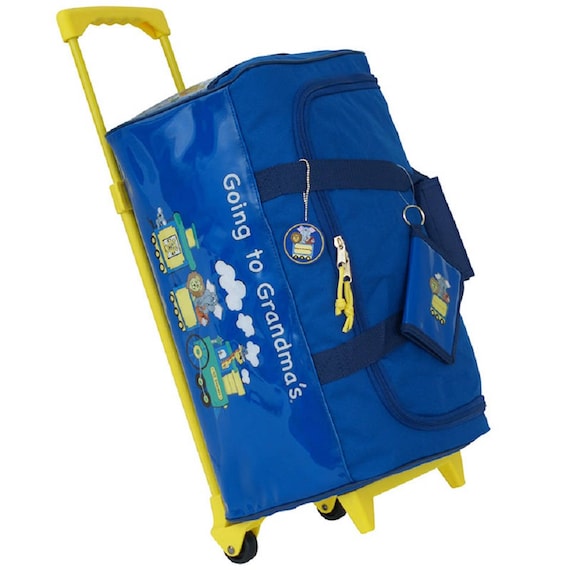 Seward Trunks Childrens Duffel Bag Going to Grandmas Red