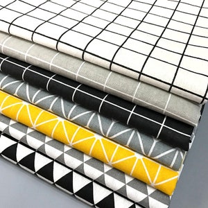 48cm*150cm printing Linen Cotton Fabric Organic Material Pure Natural  Eco DIY Clothes Patchwork Fabric for bags tablecloth cloth
