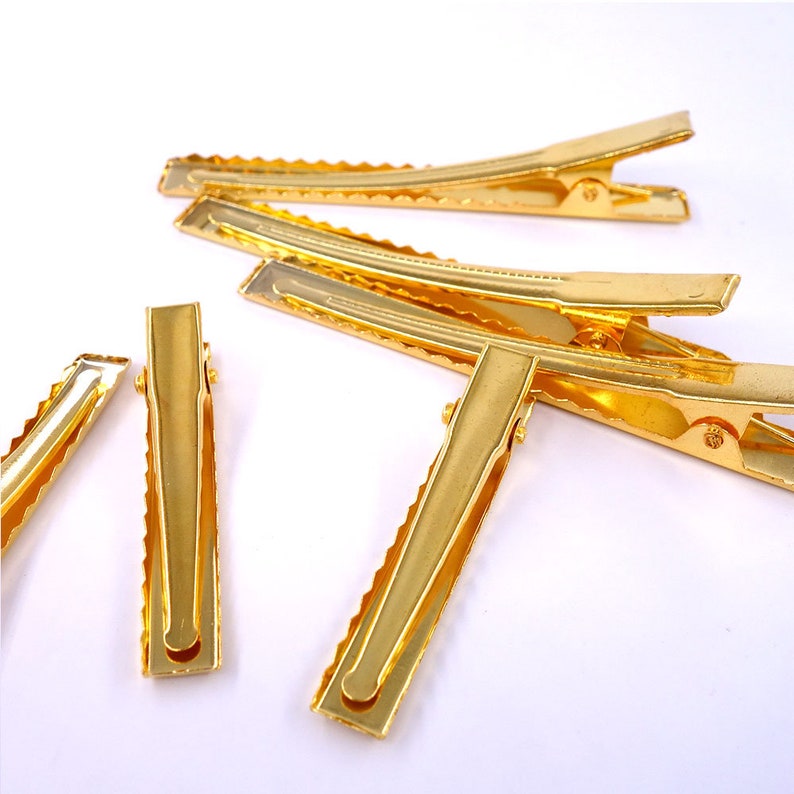 Bulk Silver Prong Barrettes Hair Alligator Clips Hair Etsy