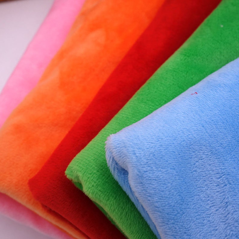 Short Plush Crystal Super Soft Plush Fabric for Sewing DIY Etsy UK
