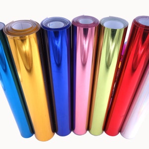 Metal Film PU heat transfer Soft bronzing vinyl film T-shirt Iron On HTV Printing number patterns for sportswear Home decoration
