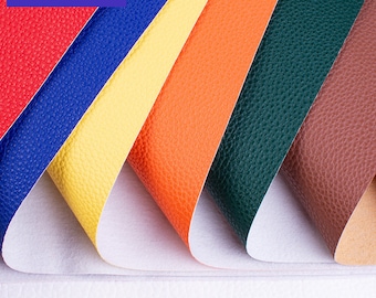 Lychee Faux Leather Fabric Sheet, DIY Craft Supplies (25cm*34cm)
