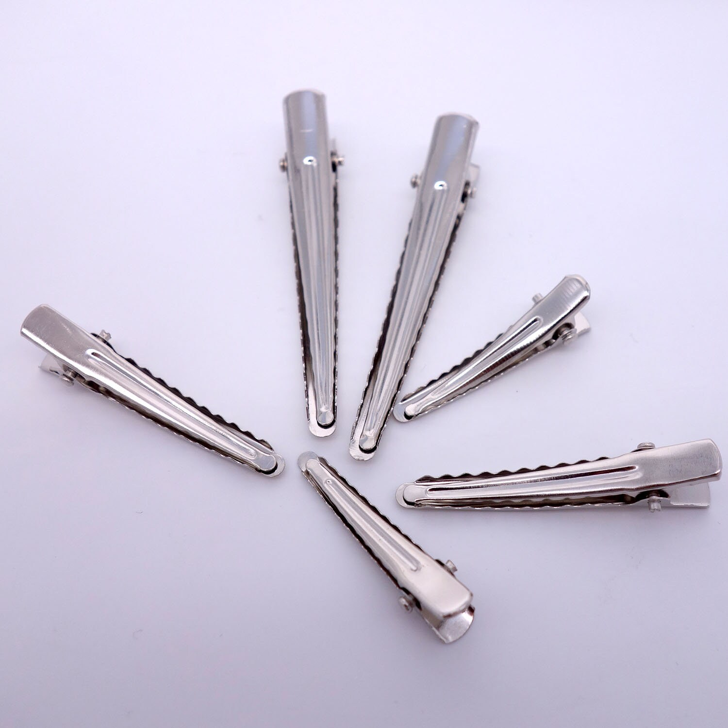 Bulk Silver Prong Barrettes Hair Alligator Clips Hair Etsy