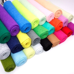 Soft Felt Fabric Non-woven Felt Fabric Sheet DIY Sewing Dolls Crafts Material 1.4mm Thick,90CM Wide
