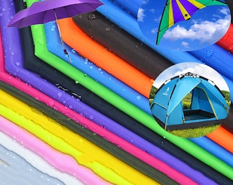 50 cm * 150 cm Polyester wasserdicht robustes Gewebe PU-Beschichtung für Regenschirm Kite Wimpel Kleidung Futter handgefertigt DI