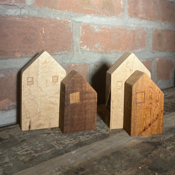 Little Wooden House Decor Etsy