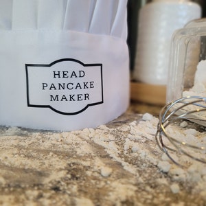 Baker Hat | Head Pancake Maker | Chef Hat for Kids