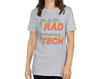 Groovy 3D X-Ray Technologe Shirt, Radiologische Tech, Shirt für Rad Techs, Xray Tech Graphic Tee
