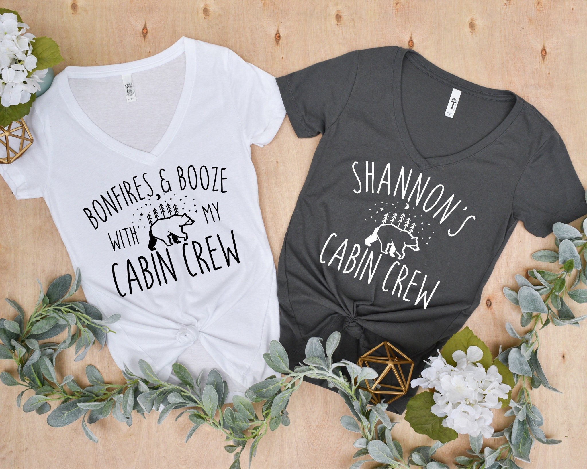 Cabin Bachelorette Party Shirts 