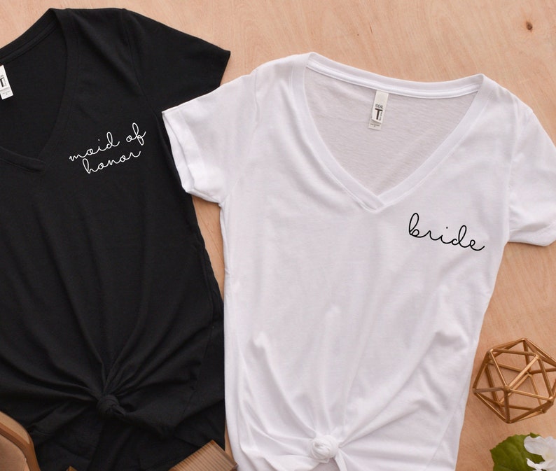 bridesmaid tees
