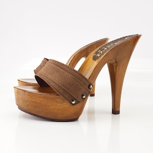 comfortable brown clogs -K9101 MARRONE