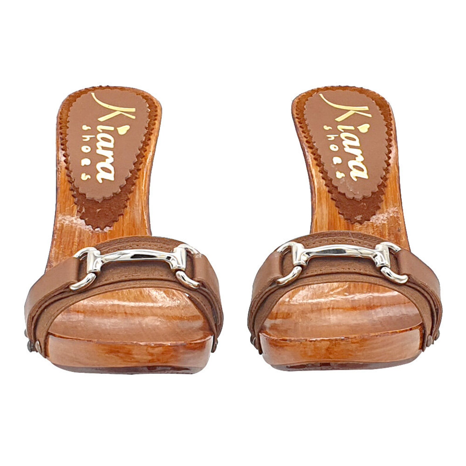 mens brown leather clogs