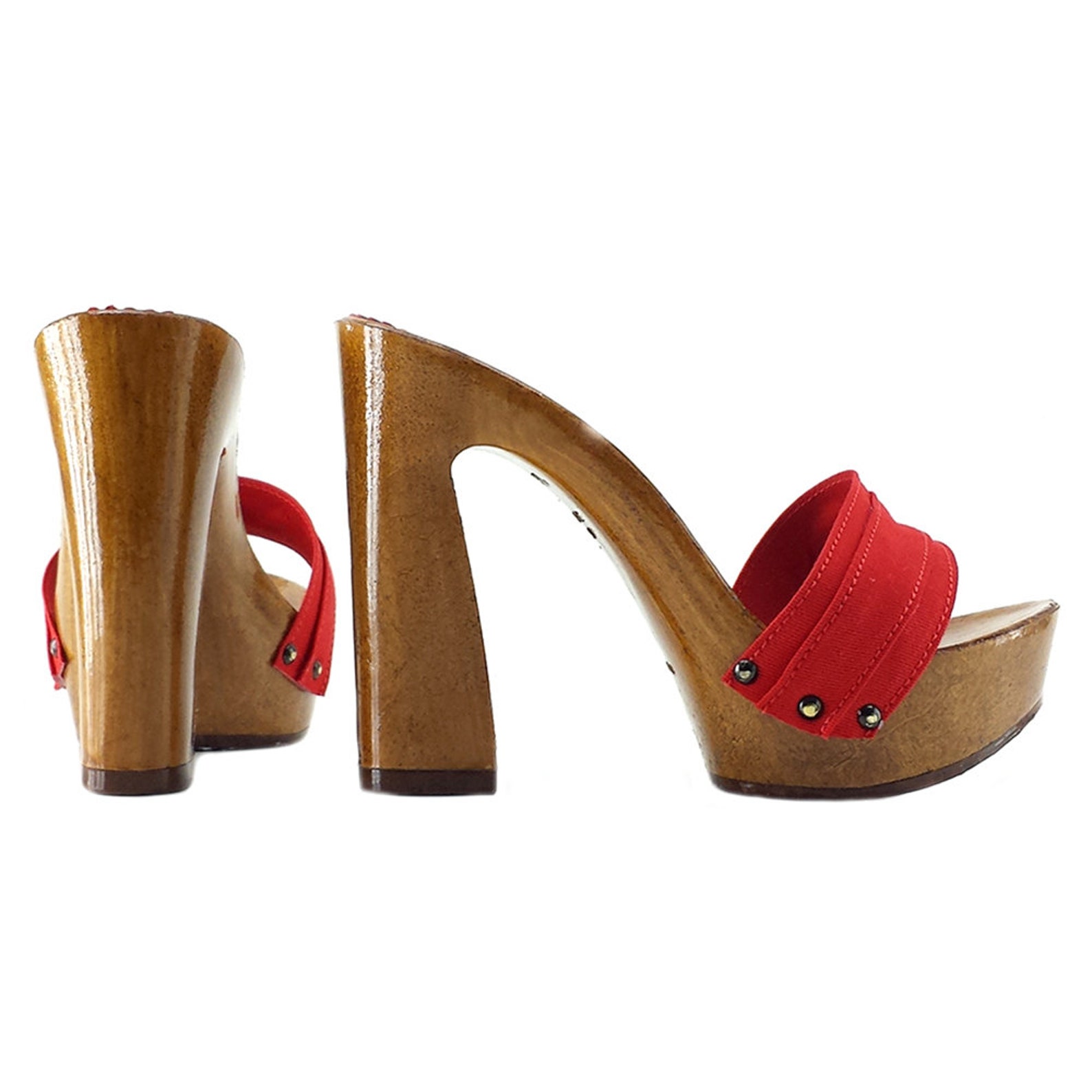 comfortable clogs with heels