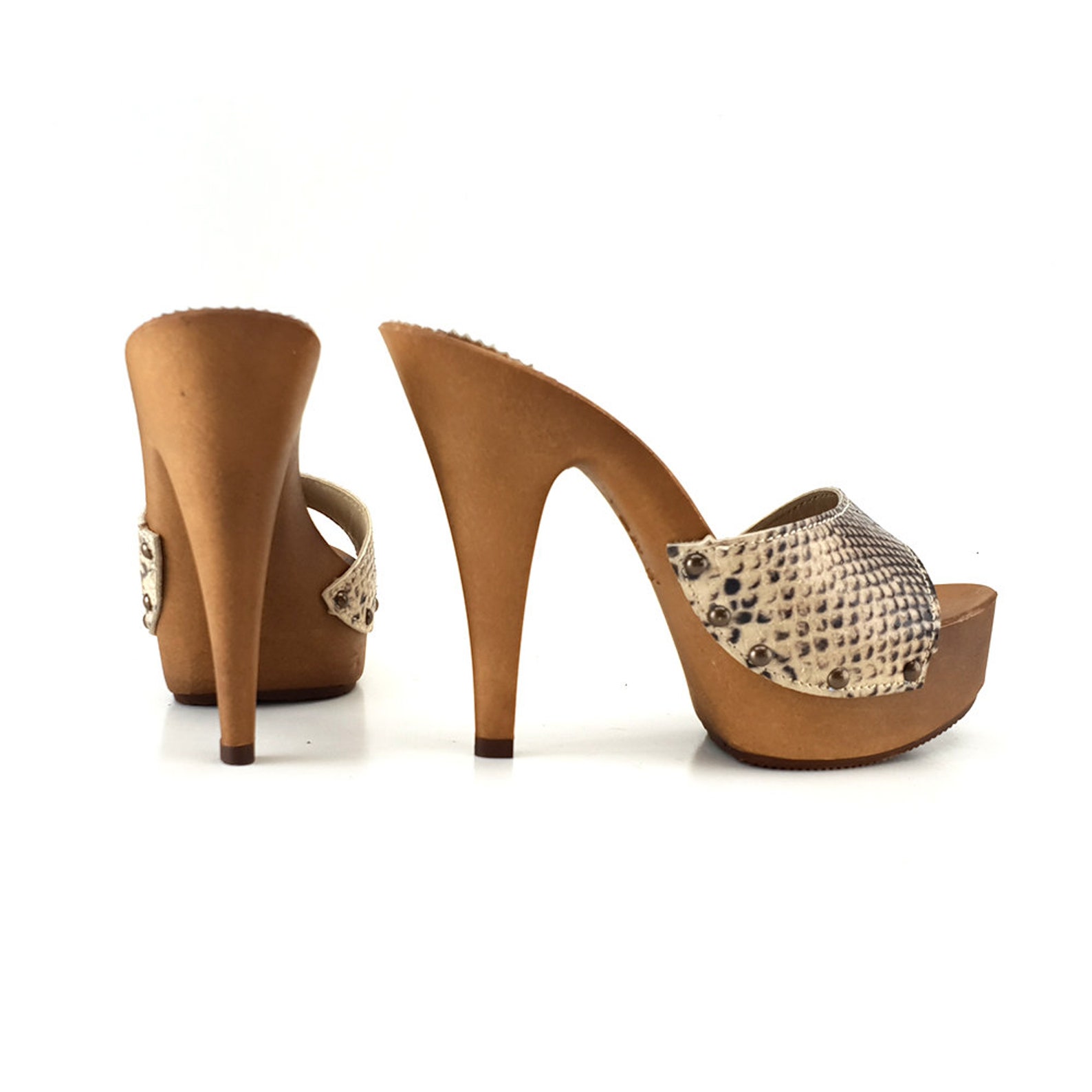 Mules High and Comfortable Clogs K93001 PIT Etsy