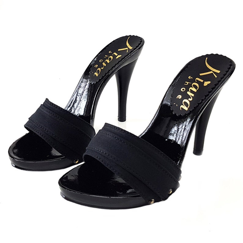 stiletto high heel clogs