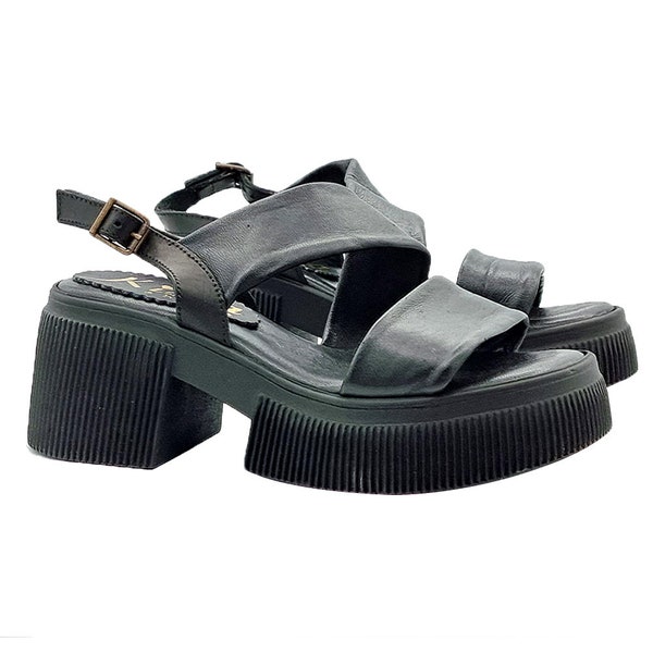 stylish black sandals