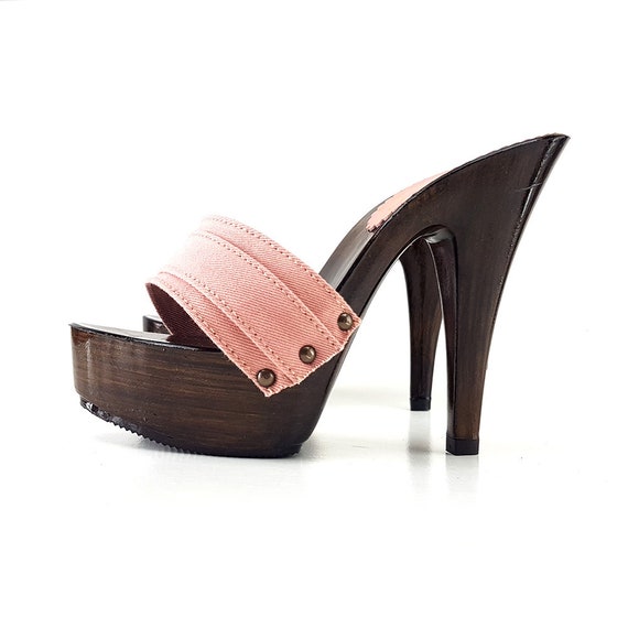 Kiara Shoes Zoccolo Fascia in Pelle con Tacco 11 K21001 Marrone Kiara Shoes Zoccolo Fascia in Pelle con Tacco 11 K21001 Marrone