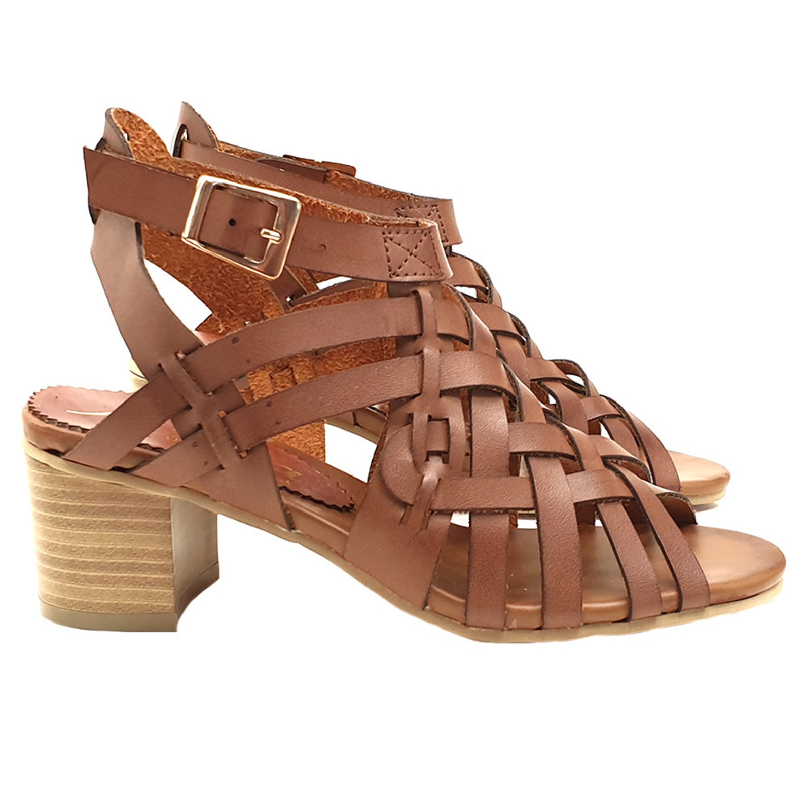 camel colored gladiator sandals