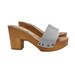Mules Kiara Shoes En Daim Marron - Talon Aiguille 13 Cm, Plateforme 4 Cm, Pointures 35 à 42