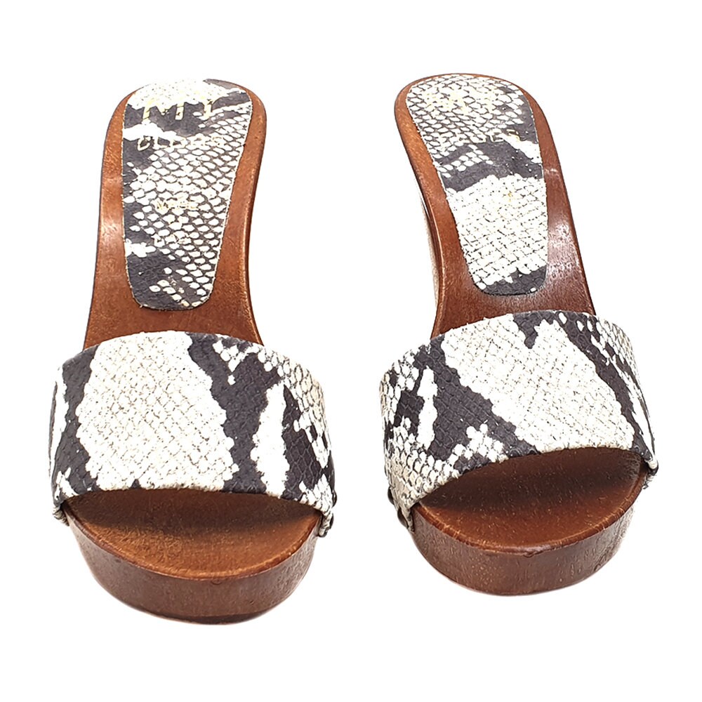 Mules En Véritable Cuir Suédé - Talon Aiguille 10 Cm - Couleurs Variées - Pointures 35 à 42 - Neuf Avec Emballage