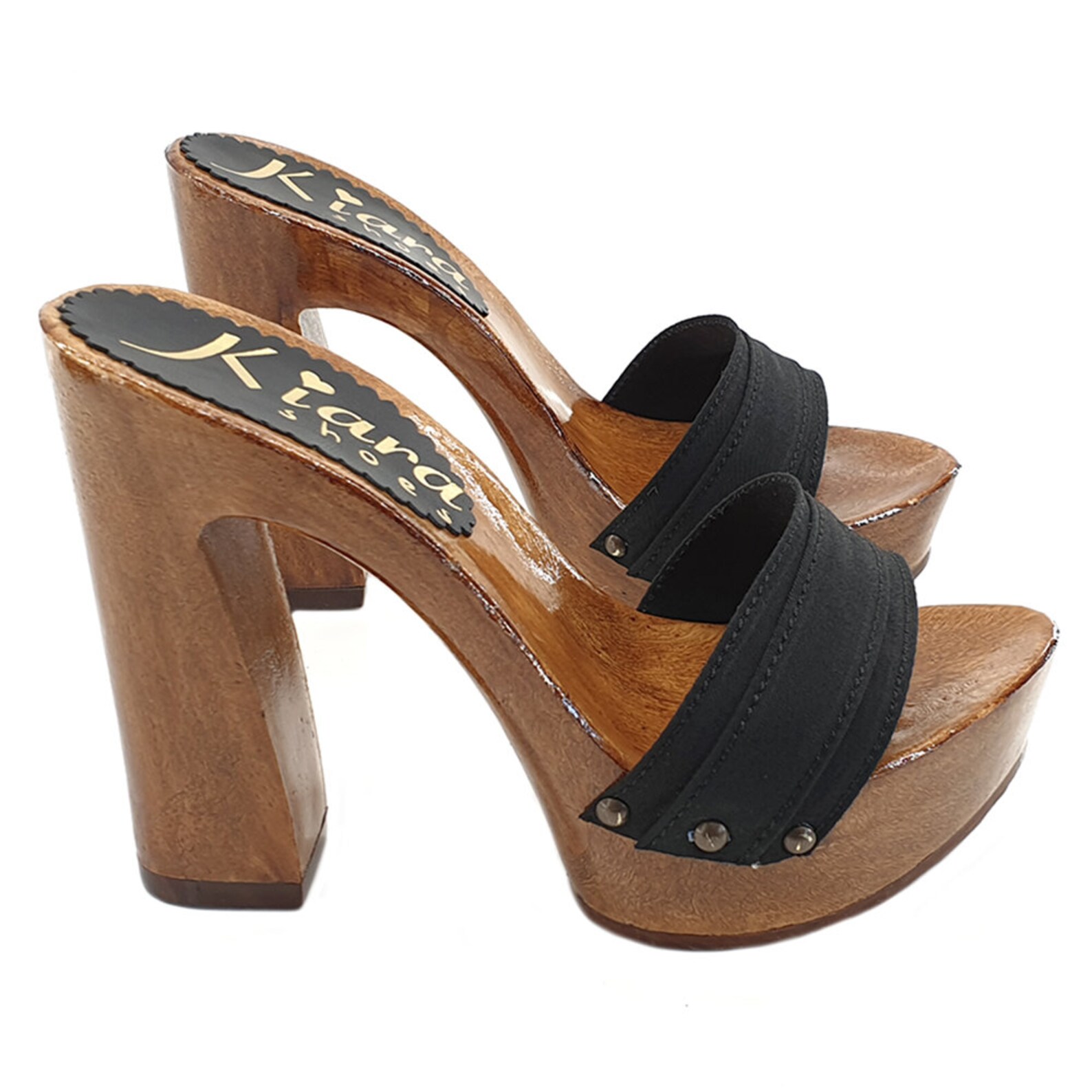 comfortable clogs with heels