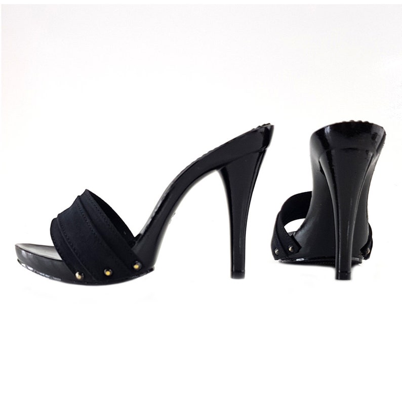 stiletto high heel clogs