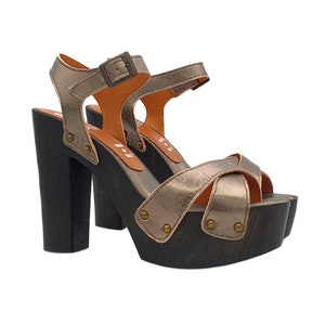 Handmade leather sandals for women Crossed bands - G364 FUC