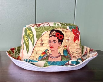 Frida Kahlo Bucket Hat Heavy Duty Cotton to Reversible  display picture 1