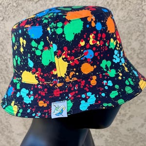 Paint Splatter Bucket Hat - Etsy display picture 1