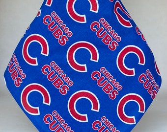 Bandana MLB Baseball ; Foulard bandana en coton des Chicago Cubs