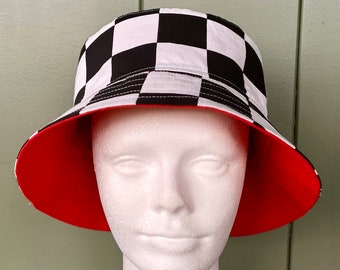 Vintage 90s Streetwear Womens OS Multicolor Checkered Corduroy Bucket Hat Cap Vintage 90s Patchwork Corduroy Bucket Hat, OS - Etsy main image 2