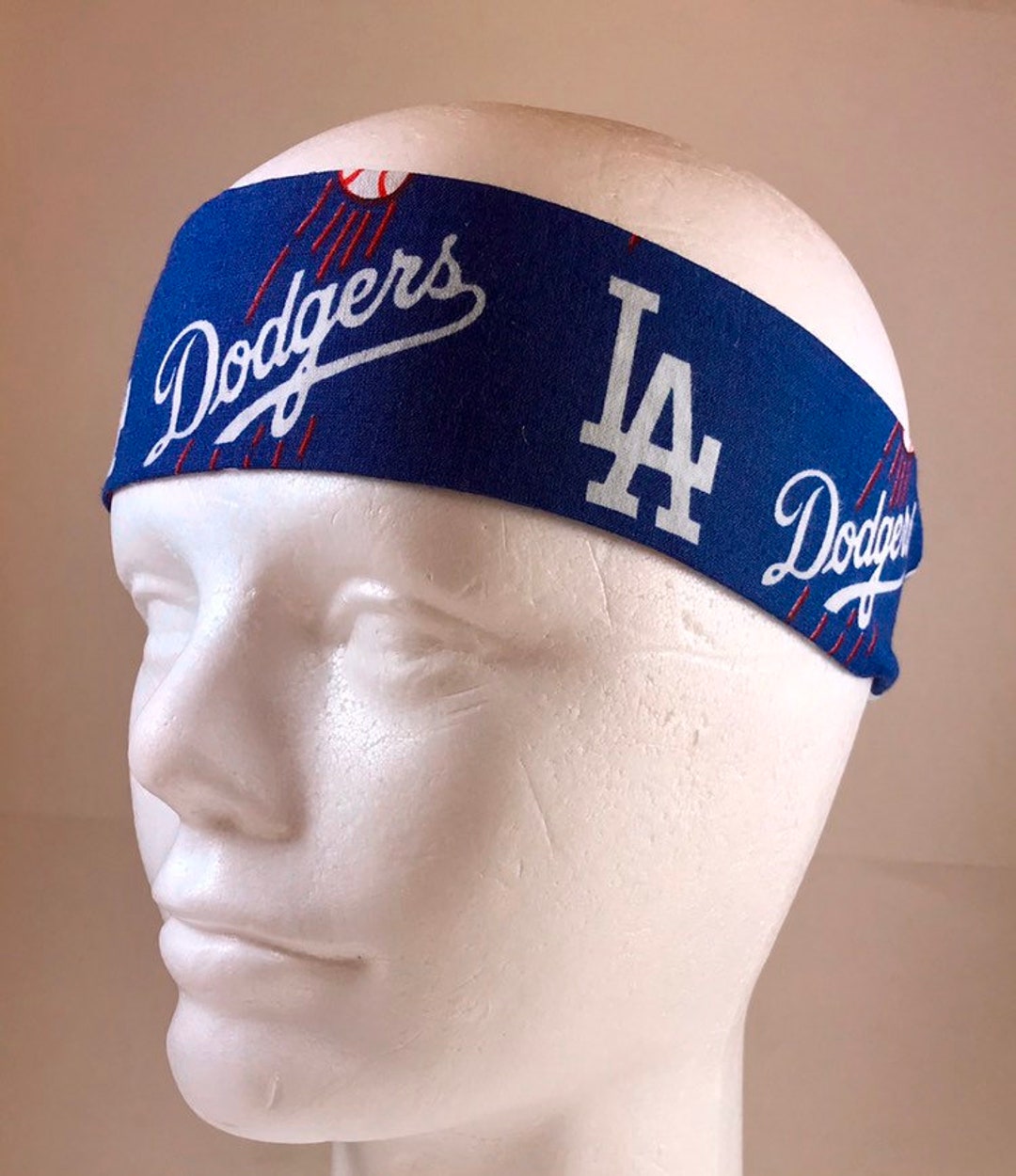 MLB LA Dodgers Headband Cotton Workout Headband Hairband for Etsy