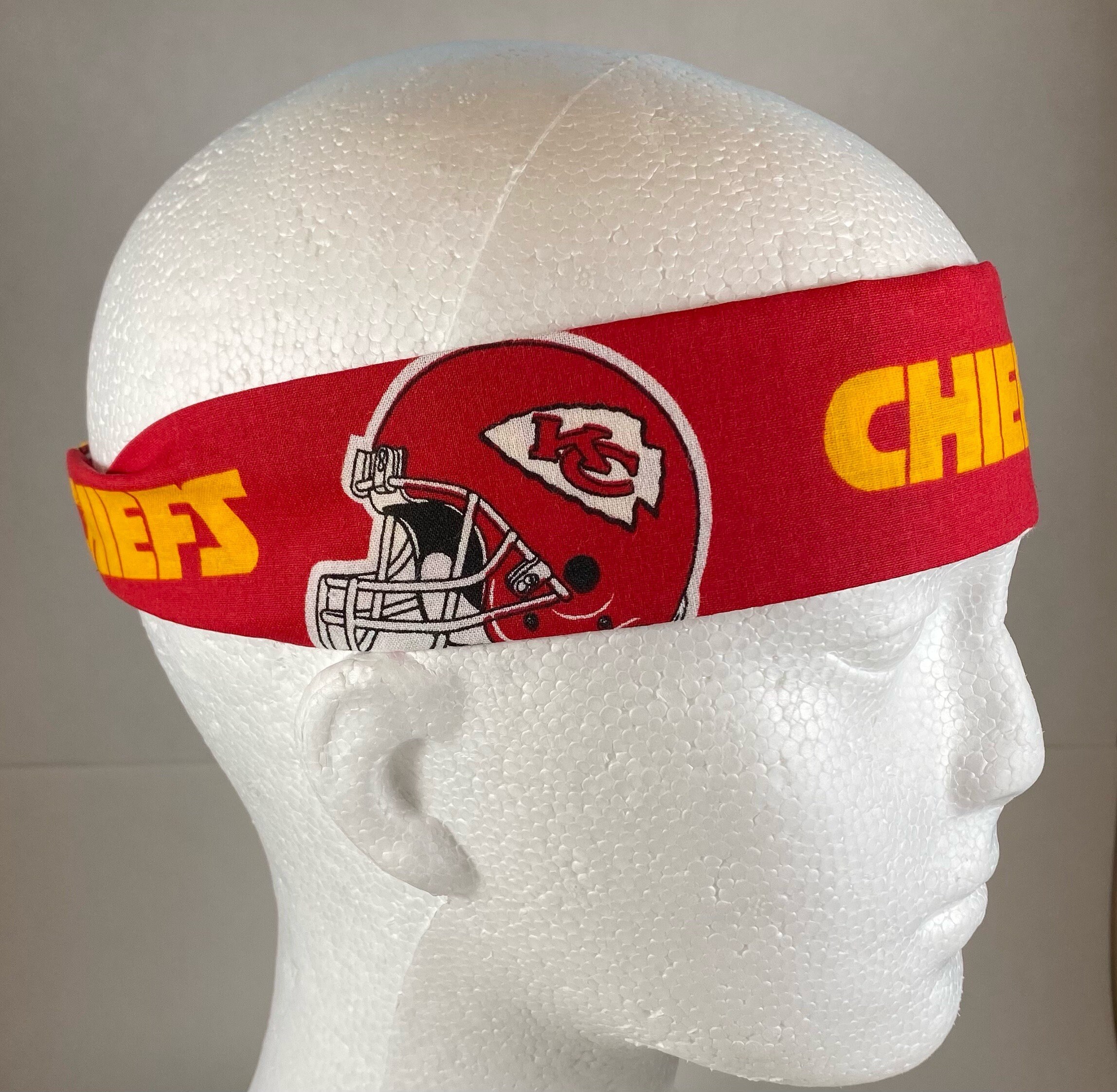 Headband NFL Football Kansas City Chiefs Cotton Workout Etsy