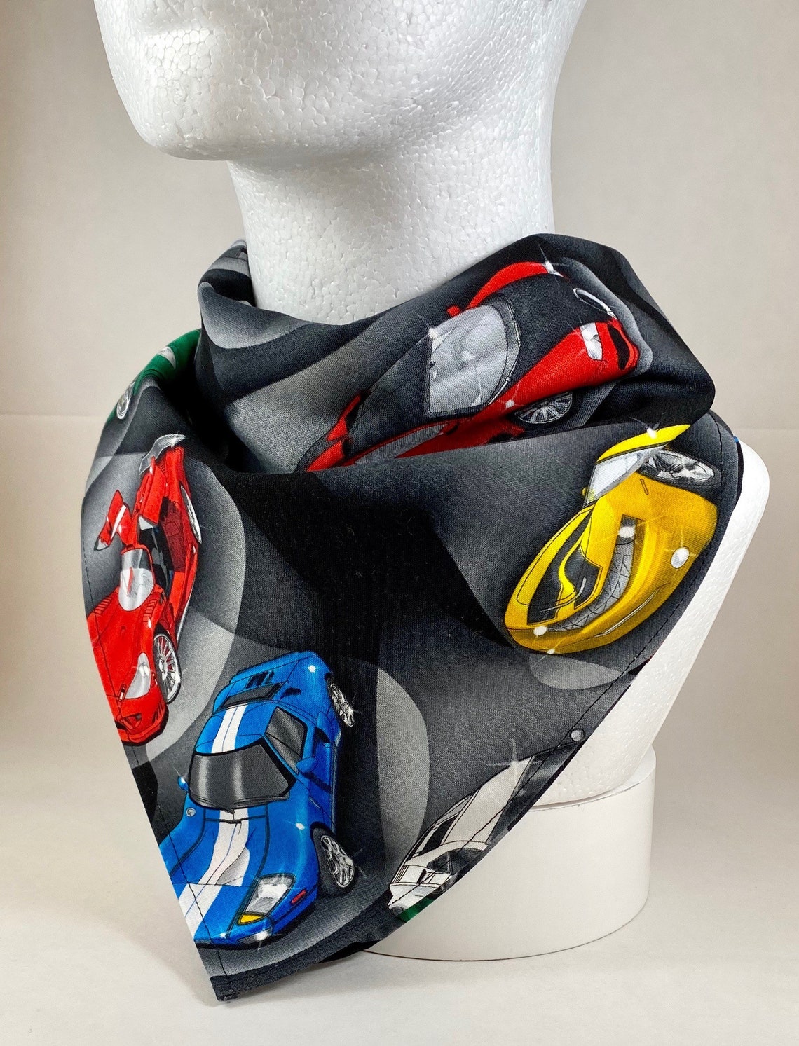 Bandana Car Showroom Nascar Fan Auto Show Cotton Bandana Etsy