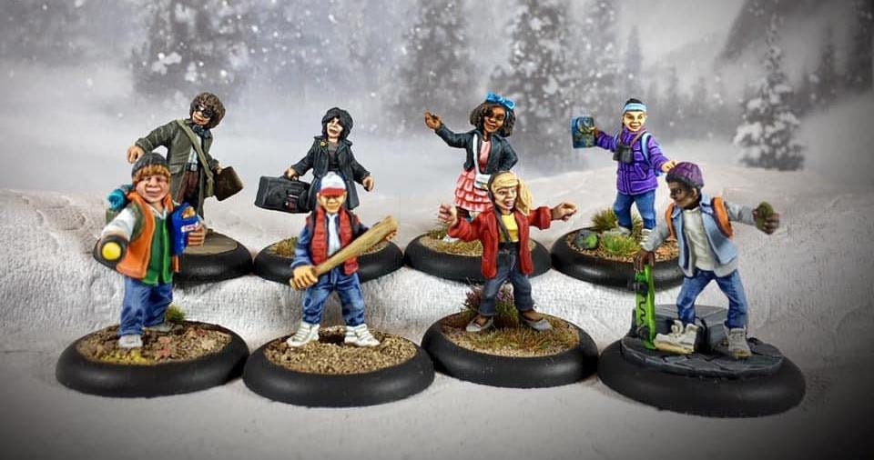 1980s KIDS Full Set of 8 X 28mm Rpg Miniatures - 80s Kids. “sold